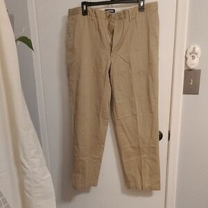 Lands' End Men's Khaki Chinos, Comfort Waist